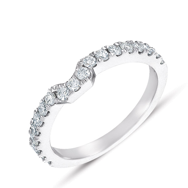 White Gold Matching Band