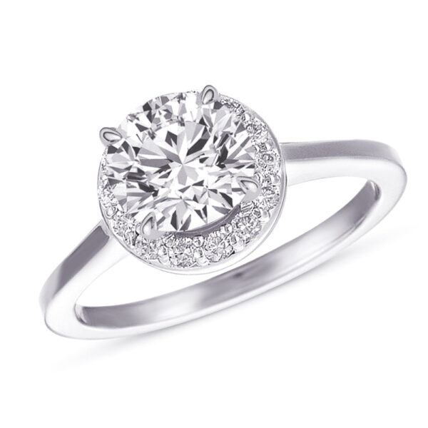 White Gold Engagement Ring