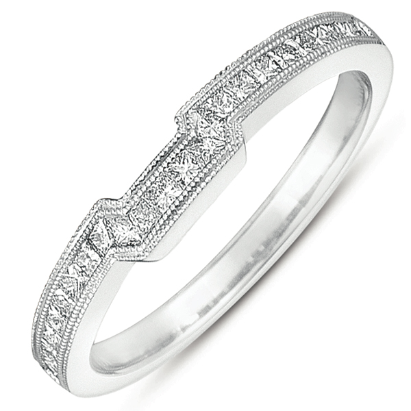 White Gold Matching Band