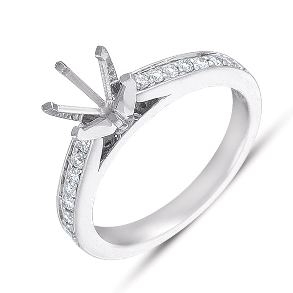 White Gold Engagement Ring