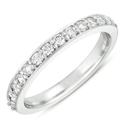 White Gold Matching Band