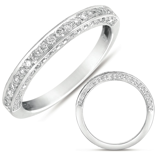 White Gold Matching Band