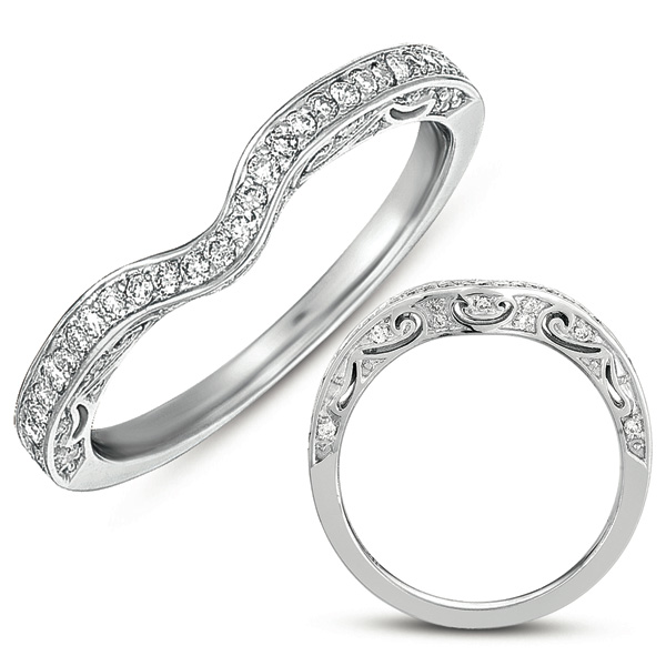 White Gold Matching Band