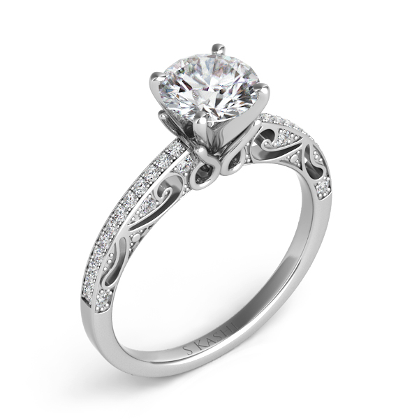 White Gold Engagement Ring