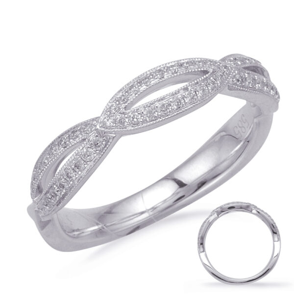 White Gold Matching Band
