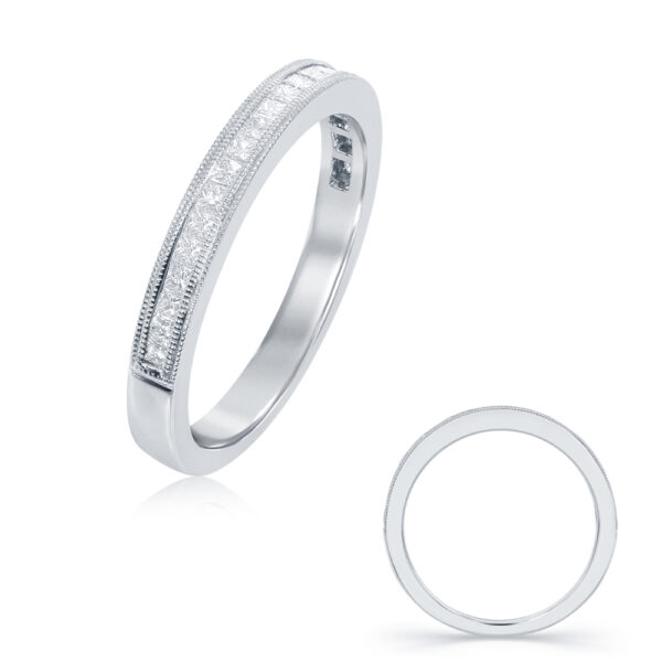 White Gold Wedding Band