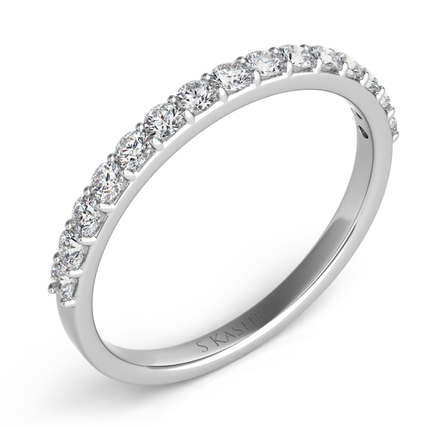 White Gold Matching Band