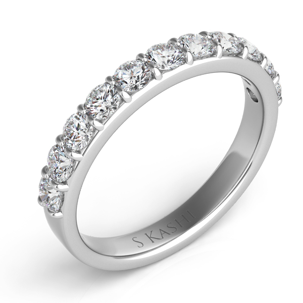 White Gold Matching Band
