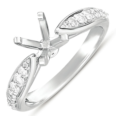 White Gold Engagement Ring