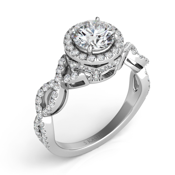 White Gold Engagement Ring