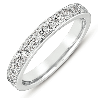 White Gold Matching Band