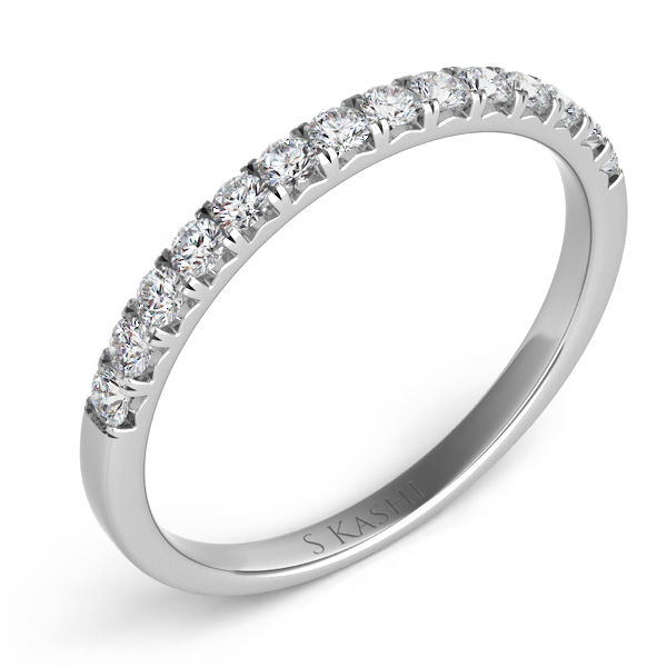 White Gold Matching Band