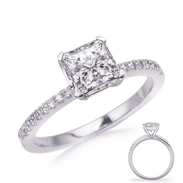 White Gold Engagement Ring
