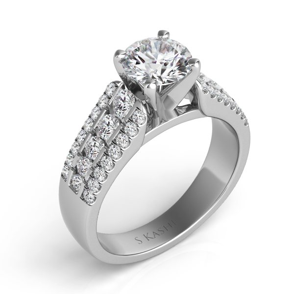 White Gold Engagement Ring