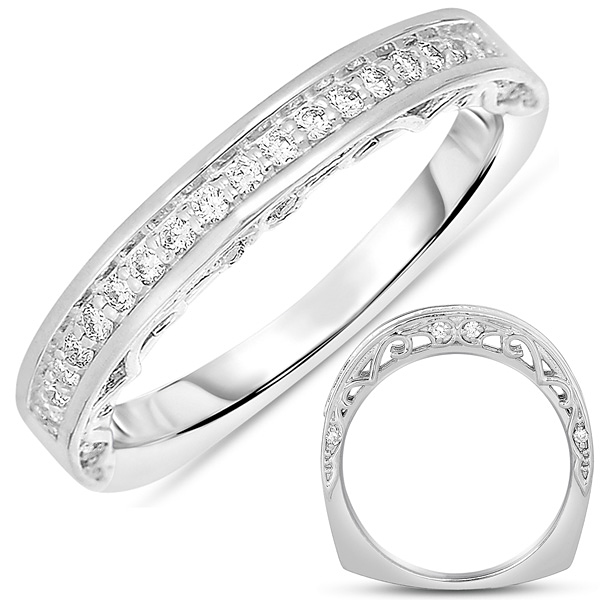 White Gold Wedding Band