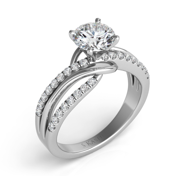 White Gold Engagement Ring
