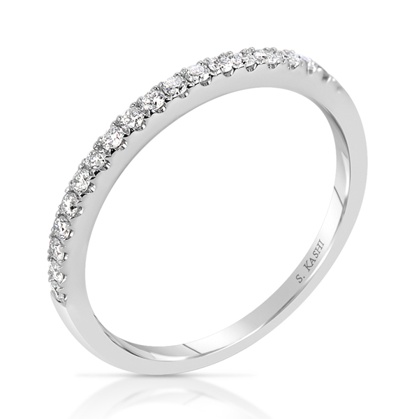 White Gold Wedding Band