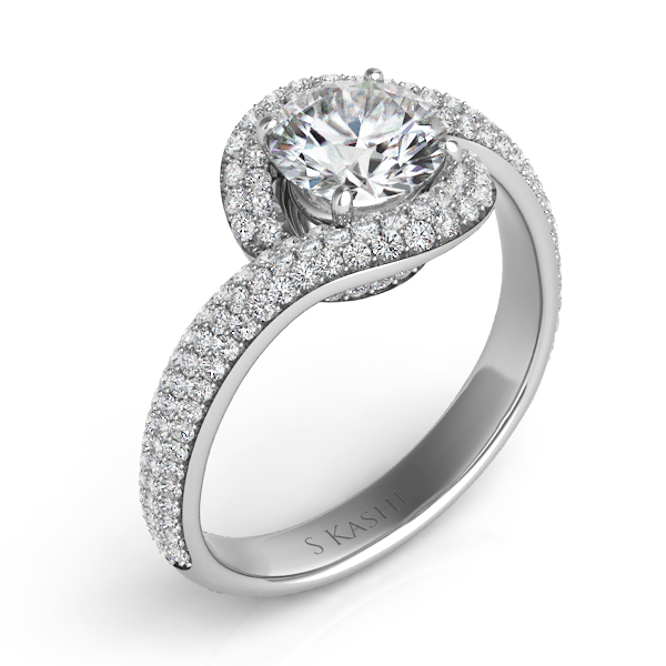 White Gold Engagement Ring
