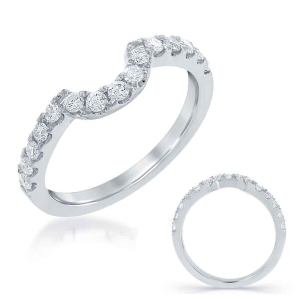 White Gold Wedding Band