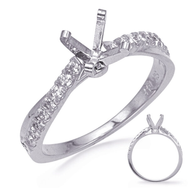 White Gold Engagement Ring
