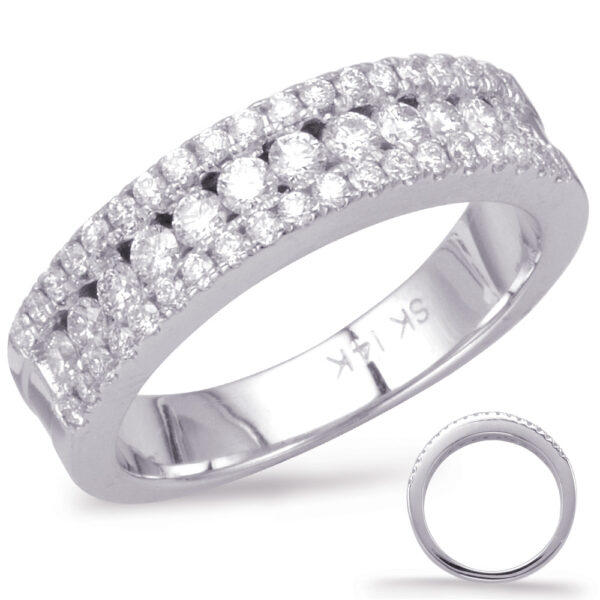 White Gold Matching Band