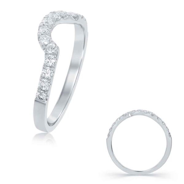 White Gold Wedding Band