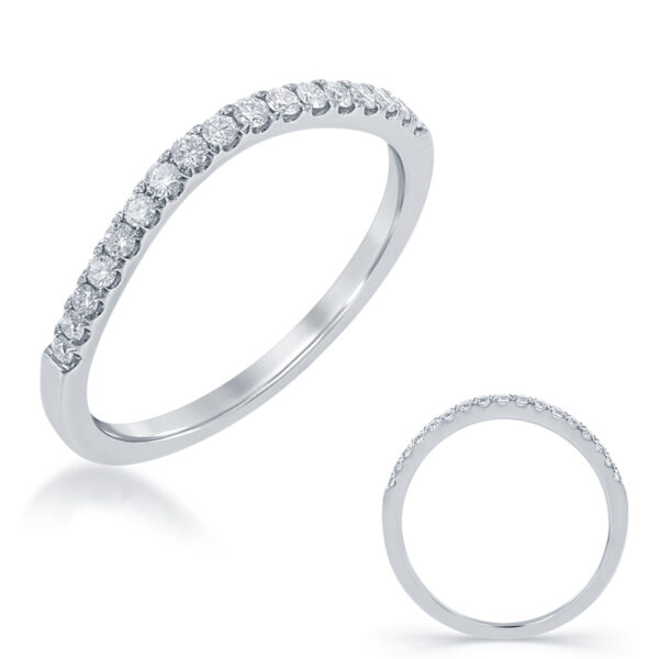 White Gold Wedding Band