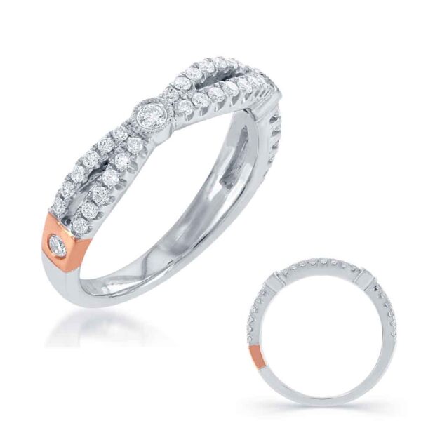 White Gold Matching Band