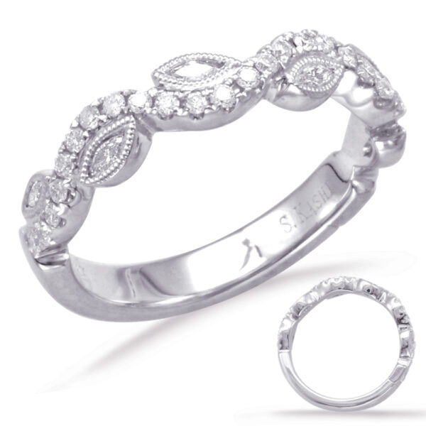 White Gold Matching Band