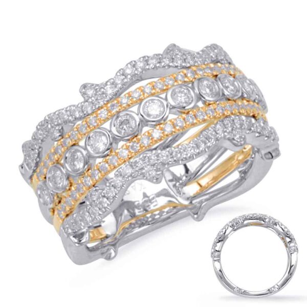 Yellow & White Gold Matching Band