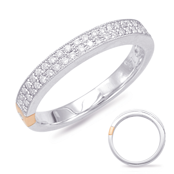 White Gold Matching Band