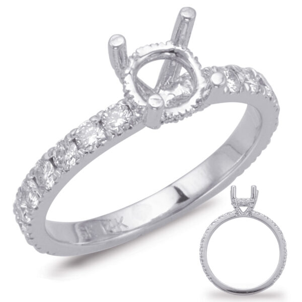 White Gold Engagement Ring