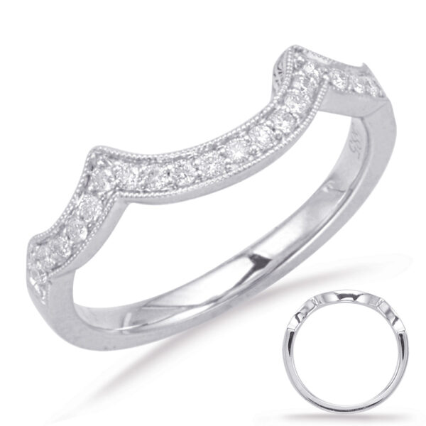 White Gold Matching Band