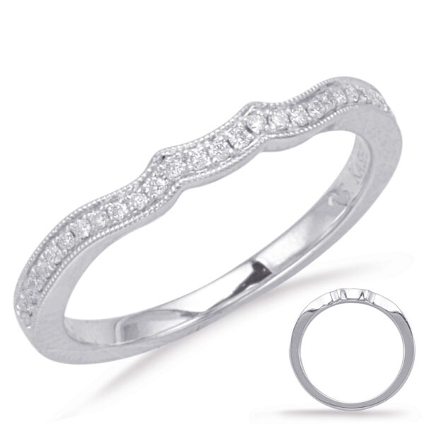 White Gold Matching Band