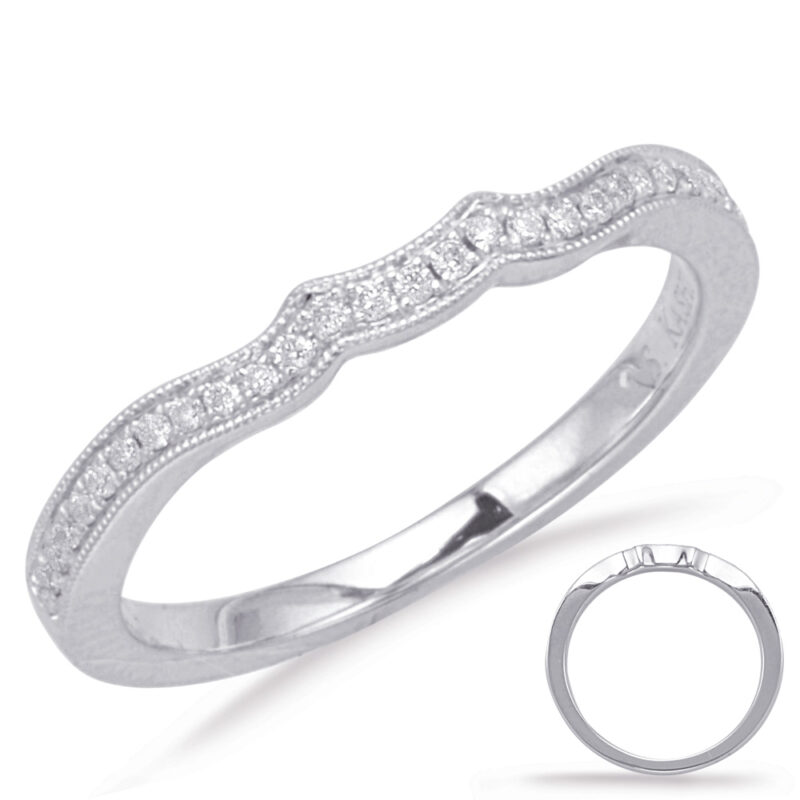 White Gold Matching Band