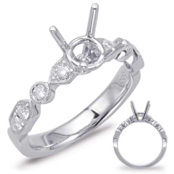 White Gold Engagement Ring
