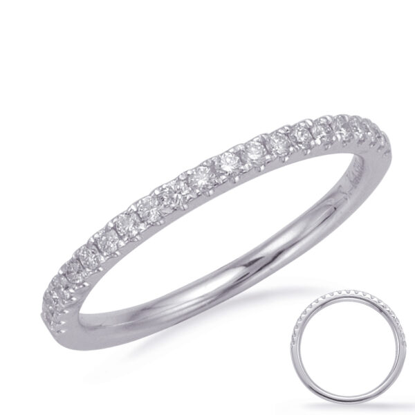White Gold Matching Band