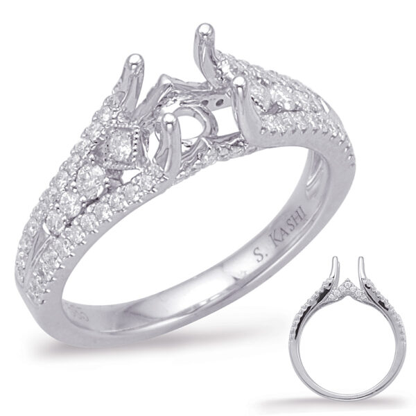 White Gold Engagement Ring