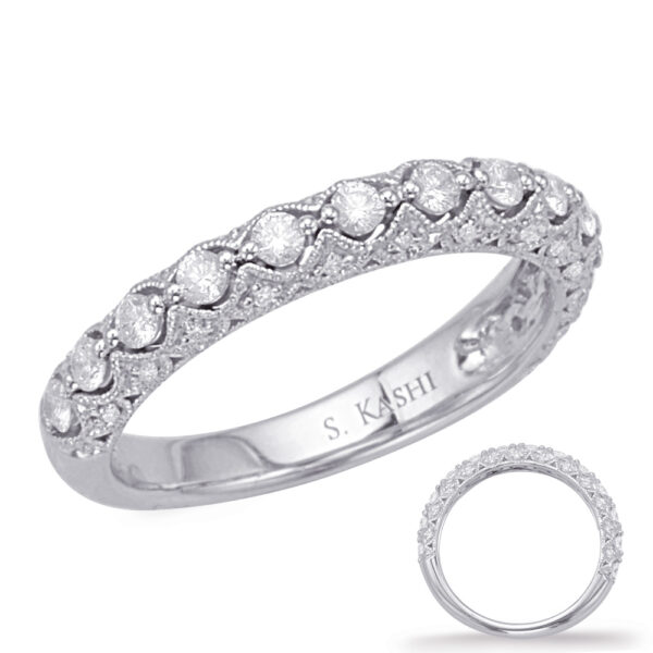 White Gold Matching Band