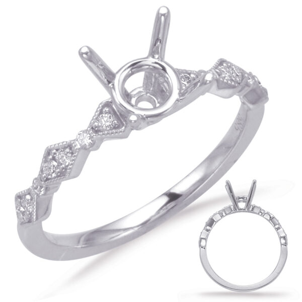 White Gold Engagement Ring