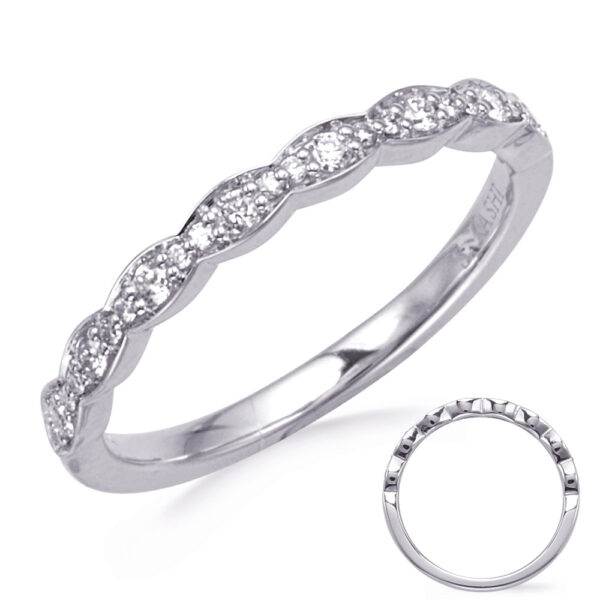 White Gold Matching Band
