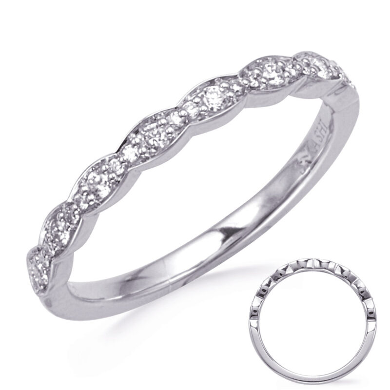 White Gold Matching Band
