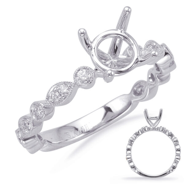 White Gold Engagement Ring