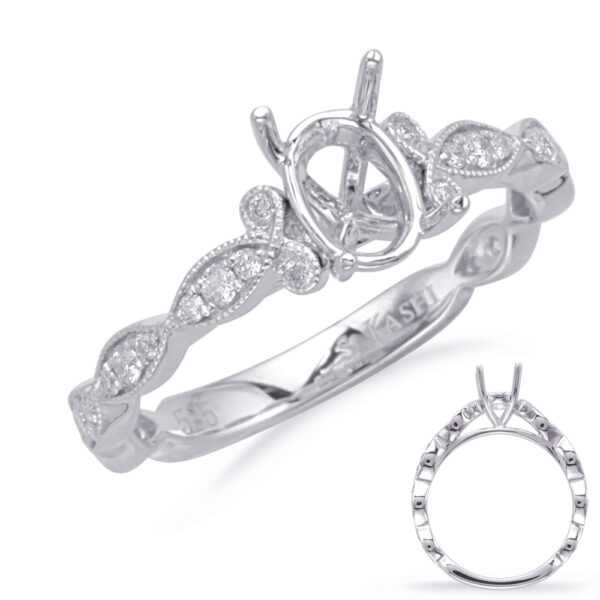 White Gold Engagement Ring