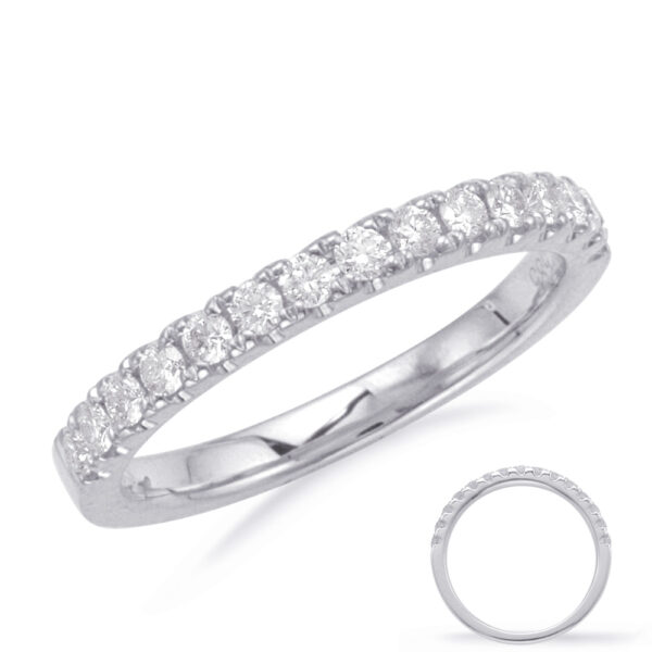 White Gold Matching Band