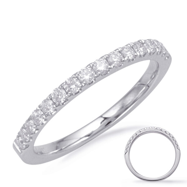 White Gold Matching Band