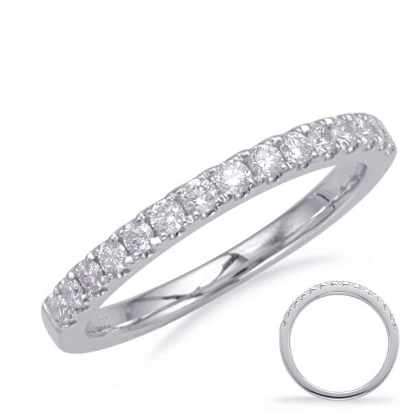 White Gold Matching Band