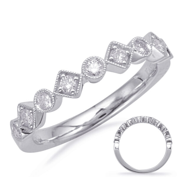 White Gold Matching Band