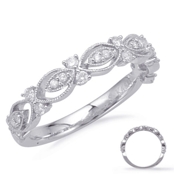 White Gold Matching Band