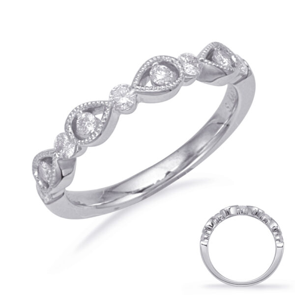 White Gold Matching Band